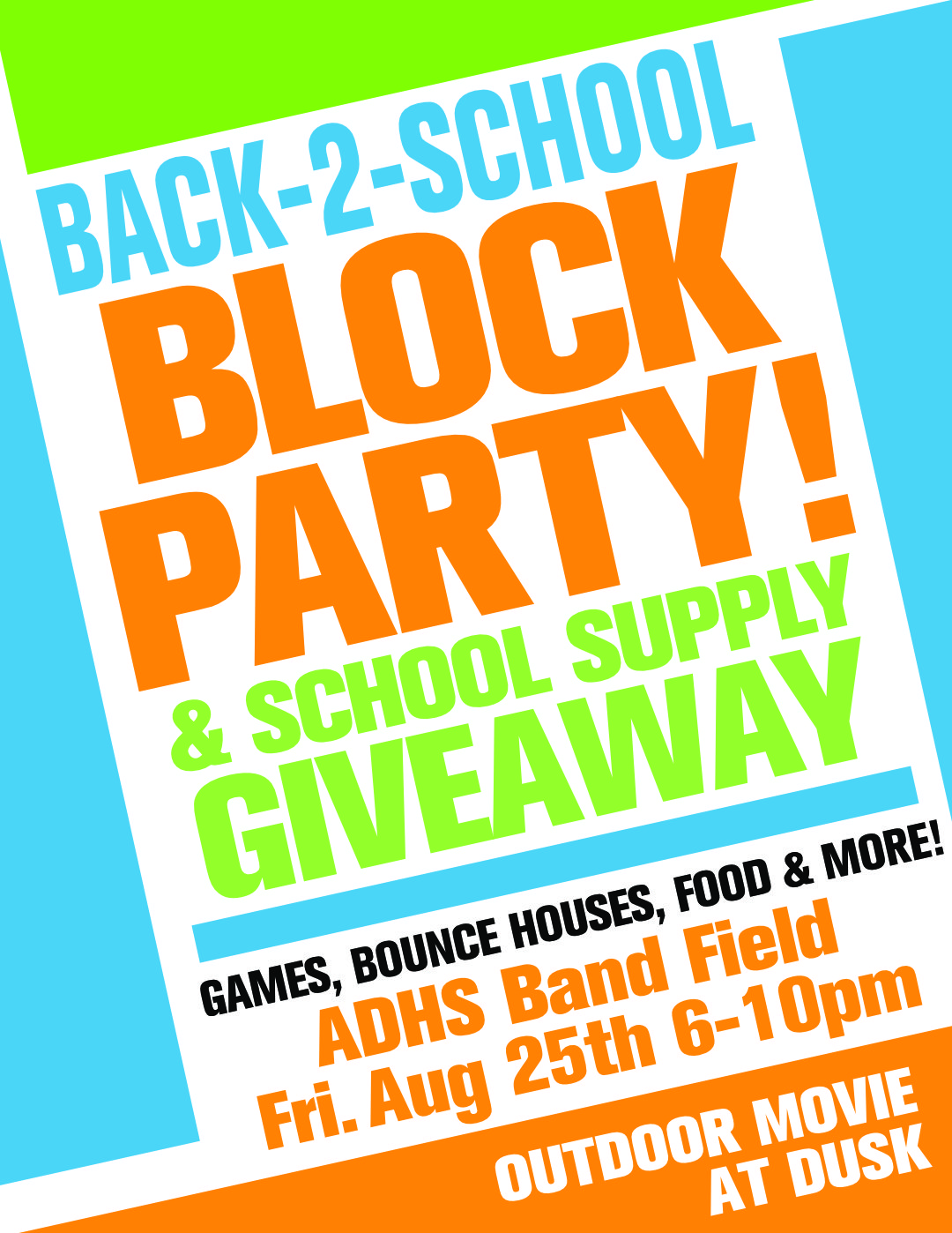 block party 2021 banner